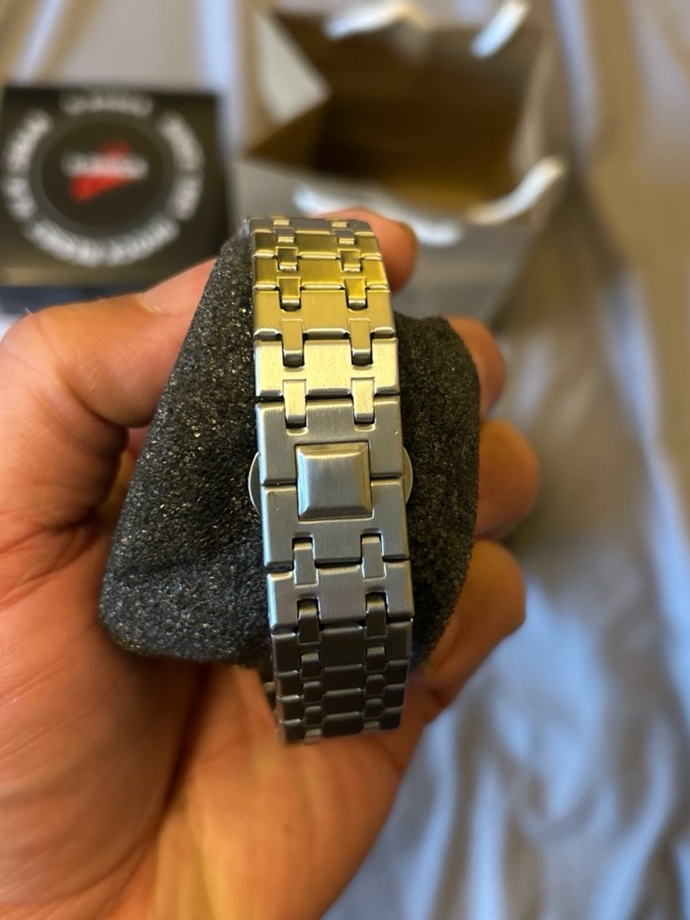 Stainless Steel Men's Bracelet Watch - Silver